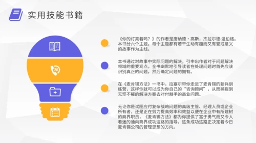 职场提升好书推荐通用PPT模板