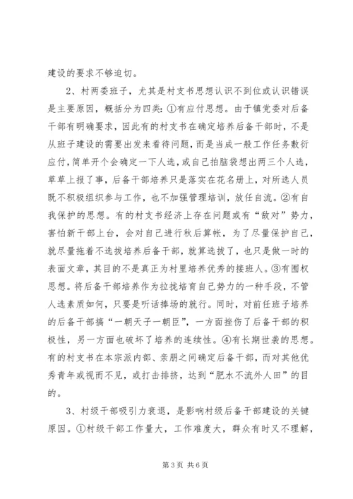 农村后备干部队伍存在的问题及对策 (3).docx