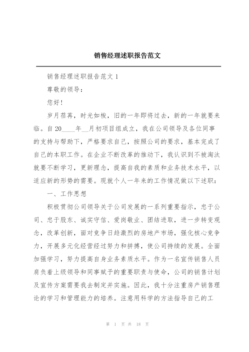 销售经理述职报告范文.docx