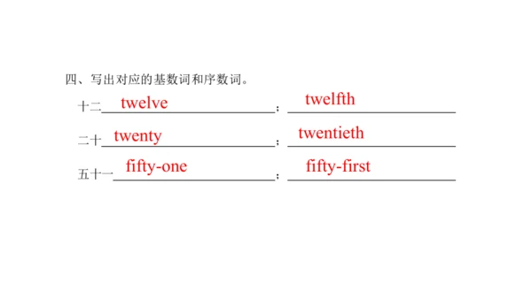 Unit 8 Birthdays 复习课件(共54张PPT) -2023-2024学年五年级英语下学