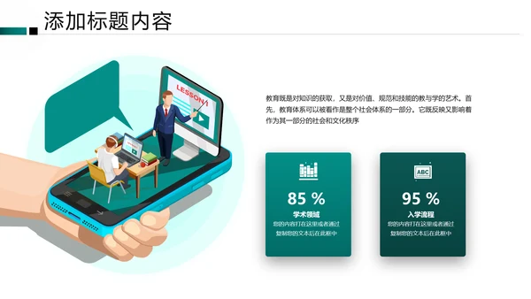 教学设计在线教育学习培训机构宣传PPT