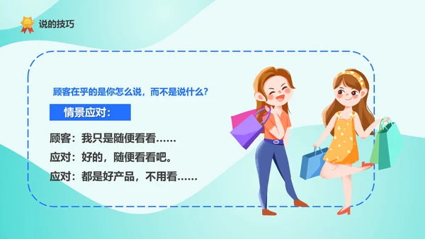 精英导购员说话技巧培训PPT模板