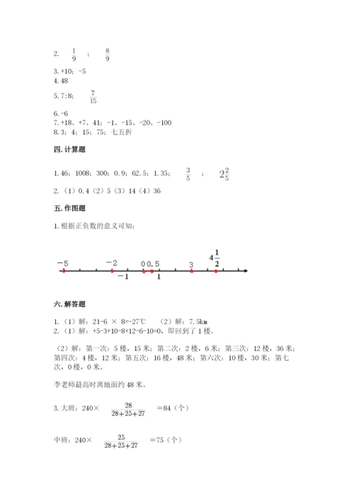 六年级下册数学期末测试卷及答案【易错题】.docx
