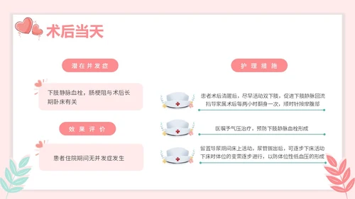 红色插画风简约风子宫肌瘤护理查房疾病护理培训PPT妇科