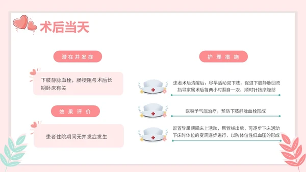 红色插画风简约风子宫肌瘤护理查房疾病护理培训PPT妇科