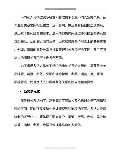 xx银行业务需求方案-多法人架构体系-新一代信息系统建设项目—业务需求方案.docx