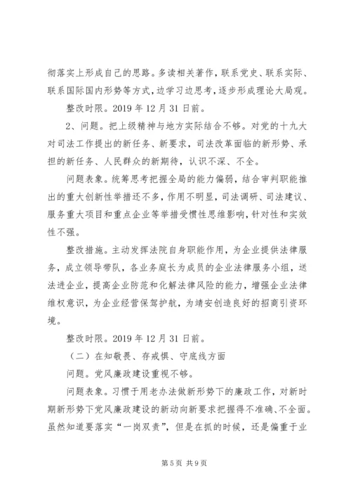 某某党员同志思想问题清单及整改措施.docx