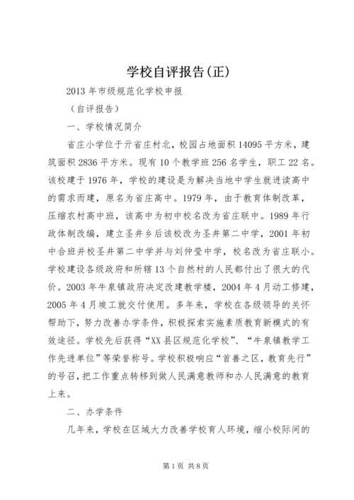 学校自评报告(正) (3).docx