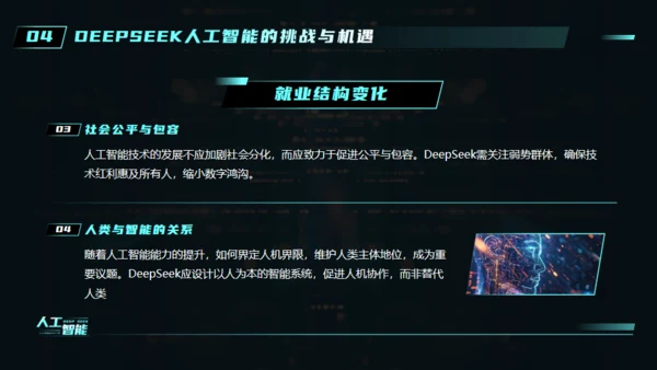 AI科技之眼DEEPSEEK人工智能通用PPT模板