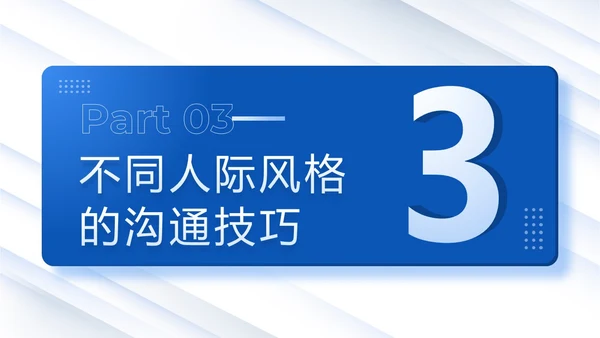 蓝色商务风格科技欧美风年终述职报告沟通技巧
