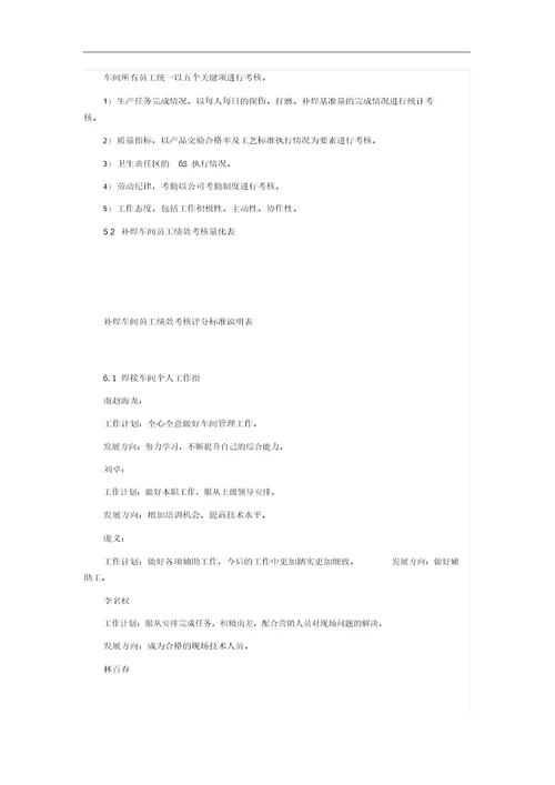 焊接车间管理规定及规定导则
