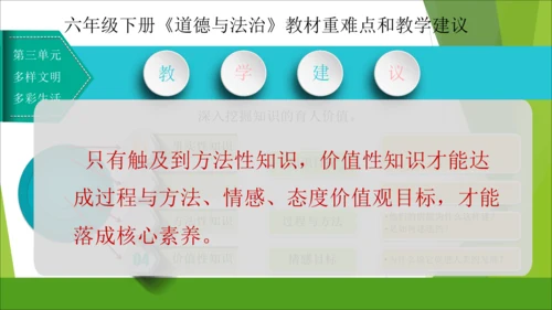 六下道德与法治册教材解读与教学建