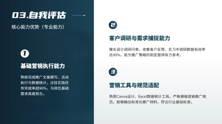 通用版大学生职业生涯规划职业生涯展示PPT模版