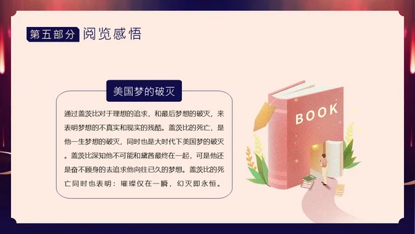 了不起的盖茨比小说赏析PPT课件读书分享