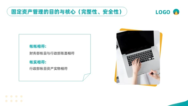 黄绿简约企业固定资产管理培训PPT模板宣传PPT动态PPT固定资产培训