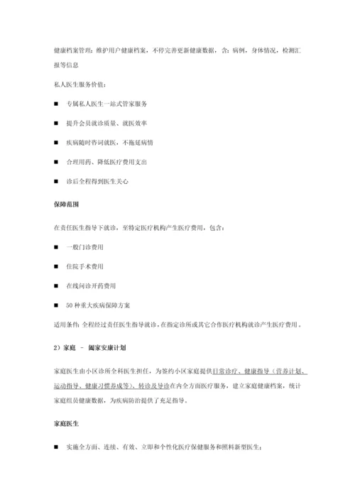 互联网社区医疗商业专项计划书简版.docx