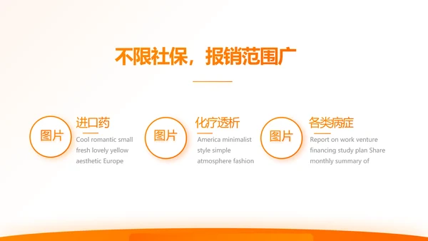 橙色大气保险公司行业工作总结计划动态PPT