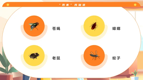 保洁阿姨搞卫生除四害通用PPT模板