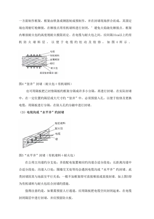 变电站防火综合施工专题方案.docx