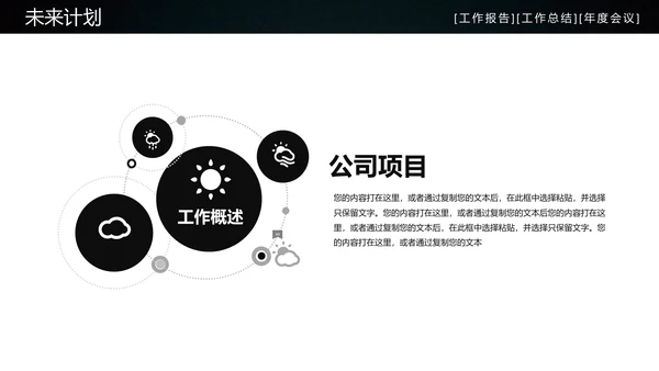 炫酷房地产工作汇报通用PPT模板