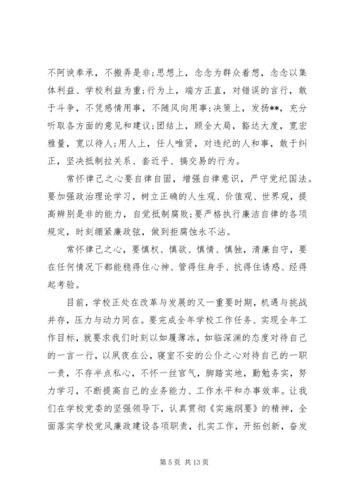 关于廉洁从业优秀演讲稿.docx