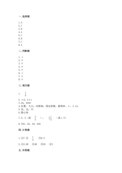 小学六年级上册数学期末测试卷（名校卷）word版.docx