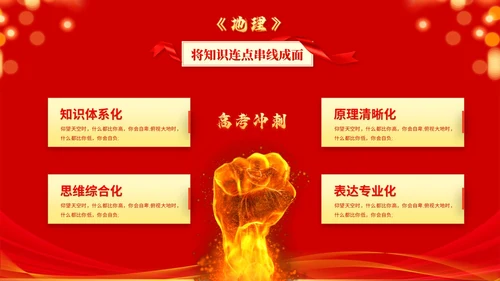 红色喜庆科技风励志高三高考冲刺百日誓师大会PPT模板