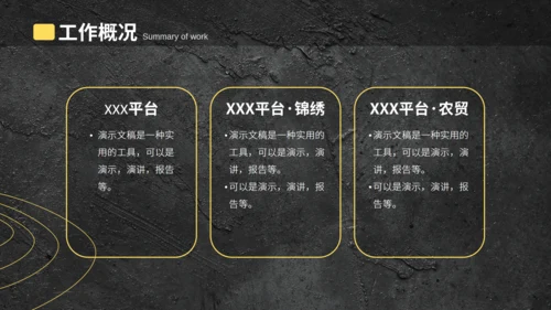 季度工作计划汇报总结通用PPT
