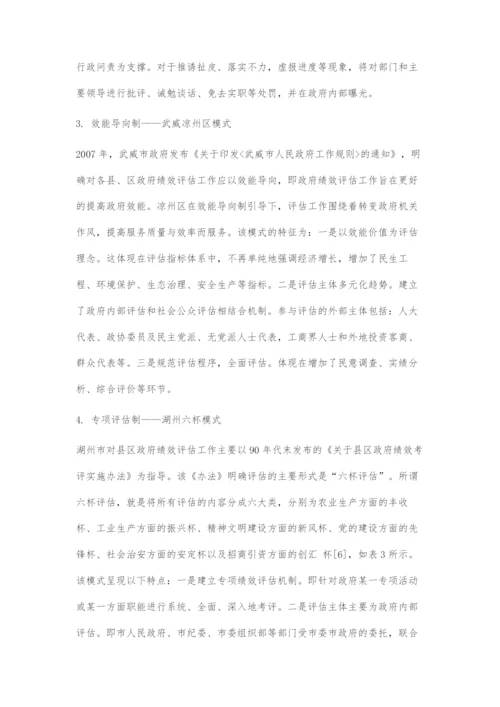 县级政府绩效评估的发展及其典型模式.docx