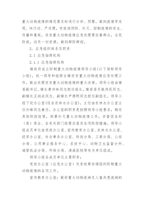 突发重大动物疫情应急预案.docx