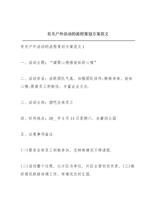 有关户外活动的流程策划方案范文.docx