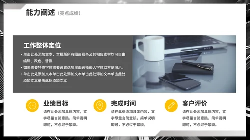实景商务职级晋升竞聘总结汇报PPT模板