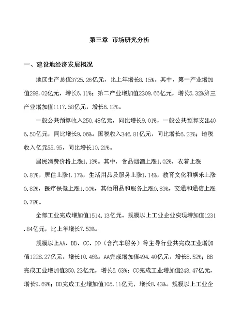 汽车服务项目策划方案
