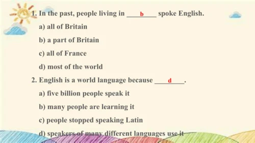 Module 7 English for you and me Unit 3 Language in