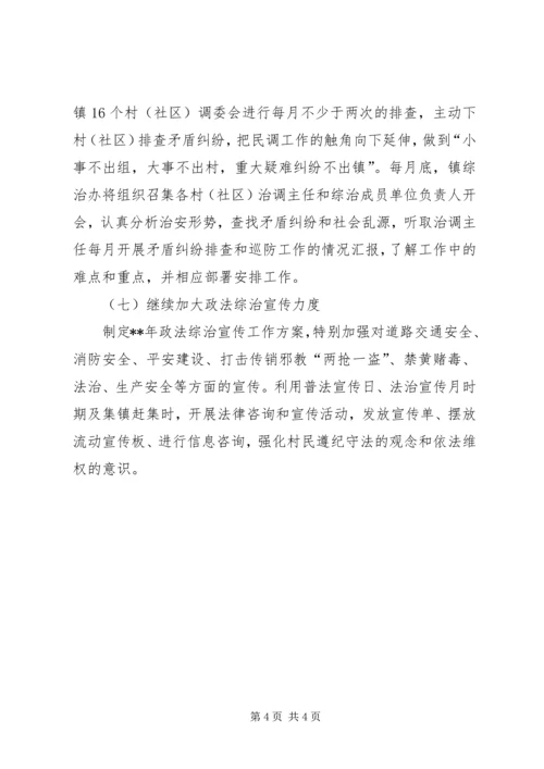 社会管理综合治理工作规划 (2).docx