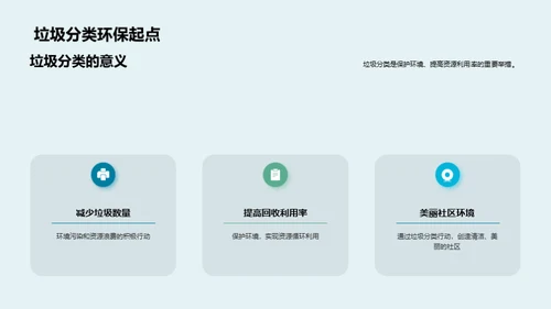 垃圾分类的重要性
