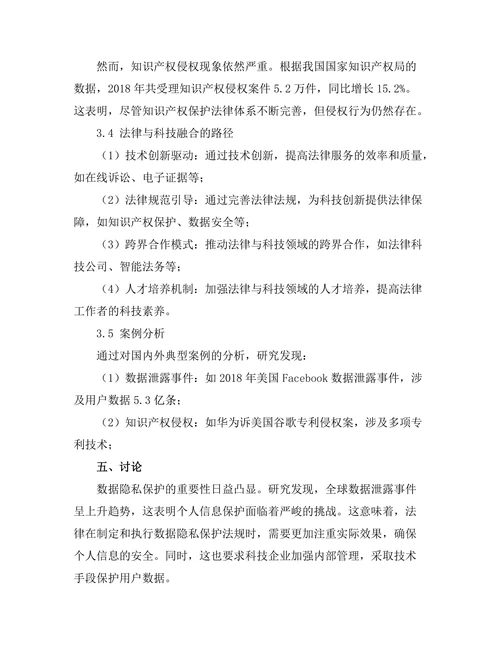法律与科技的交汇：挑战与机遇