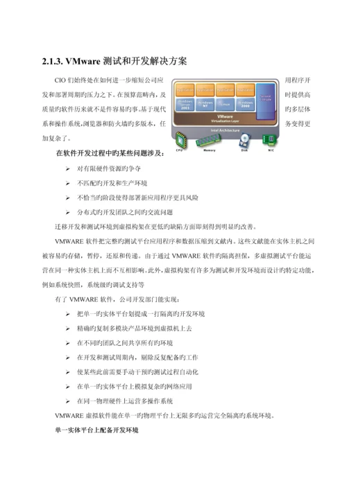 VMware服务器虚拟架构解决专题方案.docx