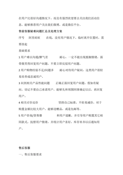 淘宝客服标准规章核心制度综合流程.docx