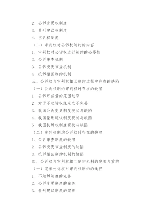法学专业的毕业论文提纲.docx