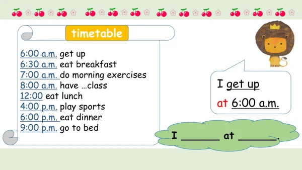 Unit 1 My day 单元复习 课件(共44张PPT)