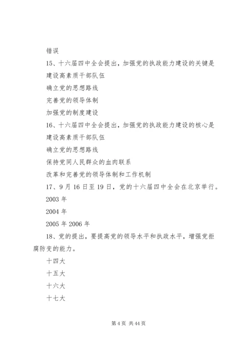 党的执政能力建设的基本内涵与核心问题.docx