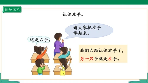 新人教版1年级上册 2.2 左、右 教学课件（27张PPT）