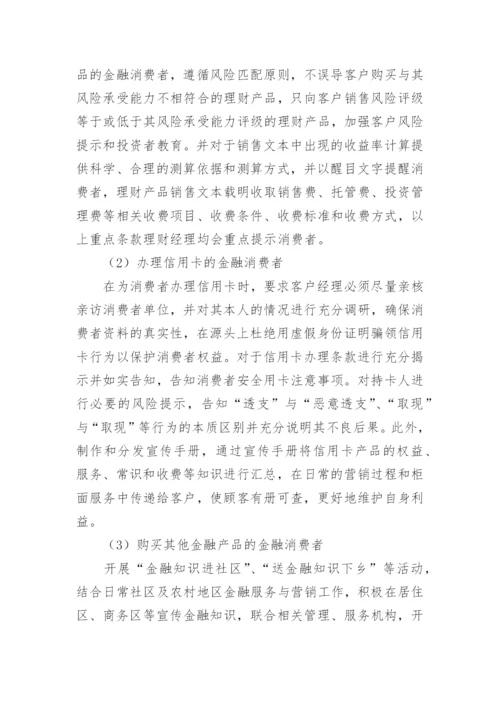 银行消费者权益保护总结.docx