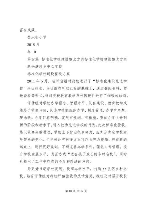 苦水街小学标准化建设整改方案.docx