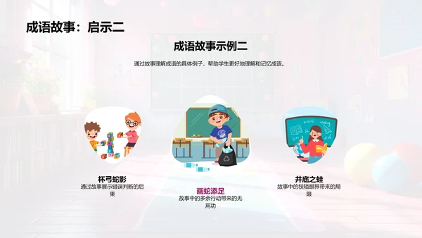 学习成语的故事法PPT模板