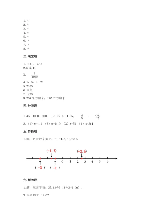 冀教版小升初数学模拟试卷精品【考点梳理】.docx