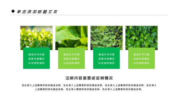 绿色清新生态文明环保低碳和谐社区PPT模板