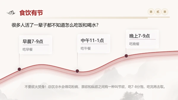 黄色简约黄帝内经中国式养生培训PPT课件国学