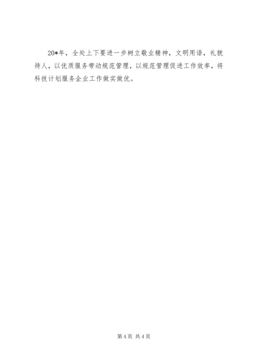 综合计划处服务企业工作计划.docx